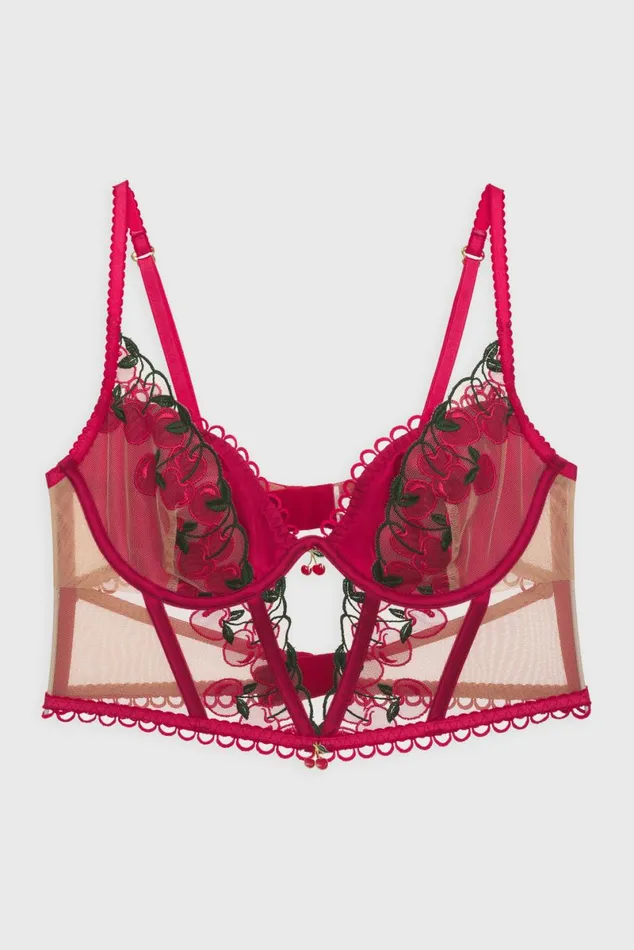 Women Lingerie For Love and Lemons Cherie Bustier Red Women Lingerie For Love and Lemons Cherie Bustier Red