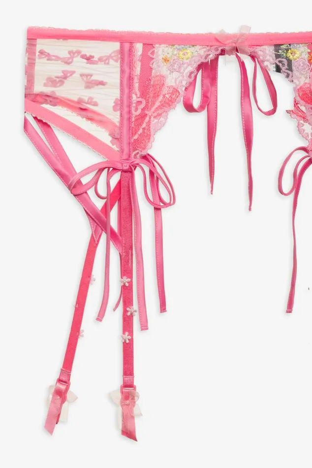 Women Lingerie For Love and Lemons Marietta Garter Belt Pink Women Lingerie For Love and Lemons Marietta Garter Belt Pink