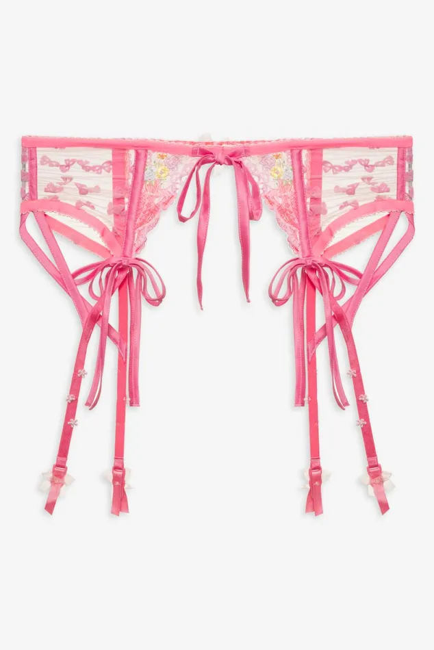 Women Lingerie For Love and Lemons Marietta Garter Belt Pink Women Lingerie For Love and Lemons Marietta Garter Belt Pink