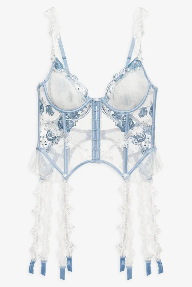 Women Lingerie For Love and Lemons Zoeva Bustier Blue Women Lingerie For Love and Lemons Zoeva Bustier Blue