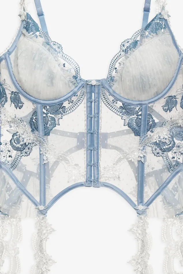 Women Lingerie For Love and Lemons Zoeva Bustier Blue Women Lingerie For Love and Lemons Zoeva Bustier Blue
