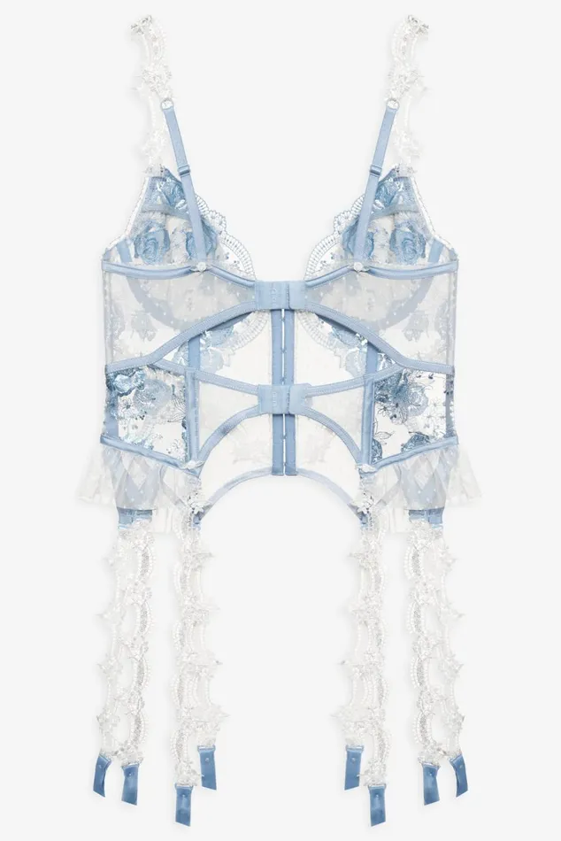 Women Lingerie For Love and Lemons Zoeva Bustier Blue Women Lingerie For Love and Lemons Zoeva Bustier Blue