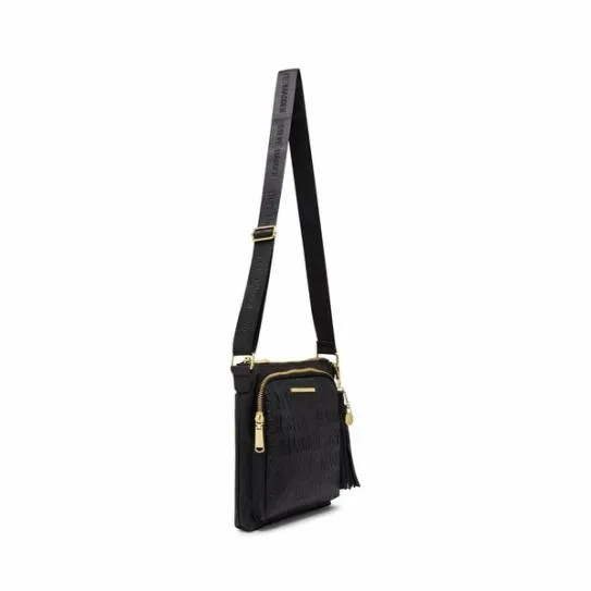 Women LOGO CROSSBODY BLACK Black Steve Madden Crossbody Bags Women LOGO CROSSBODY BLACK Black Steve Madden Crossbody Bags
