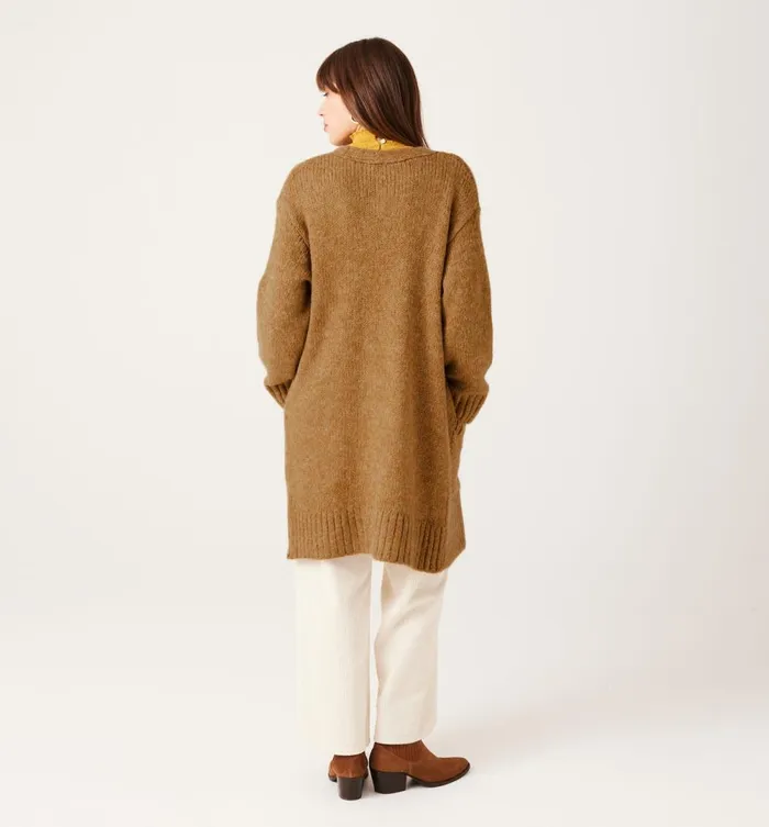 Women Long Cardigan 8211 Chestnut Brown Promod Jumpers And Cardigans Women Long Cardigan 8211 Chestnut Brown Promod Jumpers And Cardigans