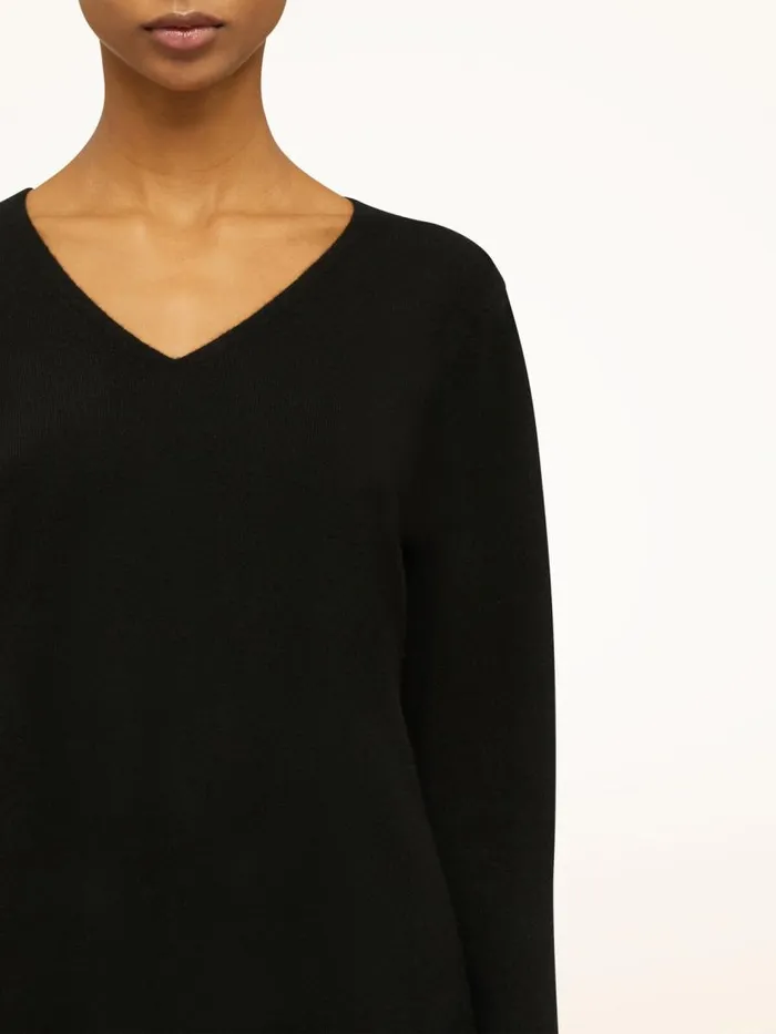 Women Longsleeved Tops Wolford Cashmere A Shape Top Long Sleeves Black Women Longsleeved Tops Wolford Cashmere A Shape Top Long Sleeves Black