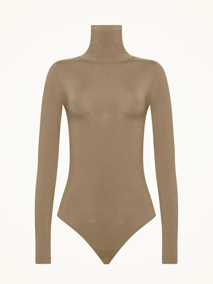 Women Longsleeve Bodies Wolford Colorado Body Cafegrave Au Lait