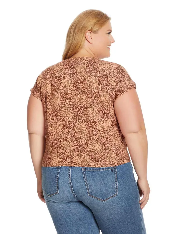 Women Louelle Blouse In Winding Leopard Jessica Simpson Tops and Tees