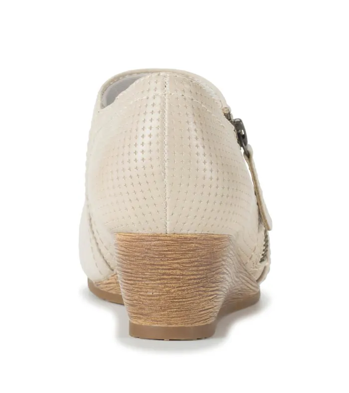 Women Louise Wedge Ankle Bootie Milkyway Baretraps Booties