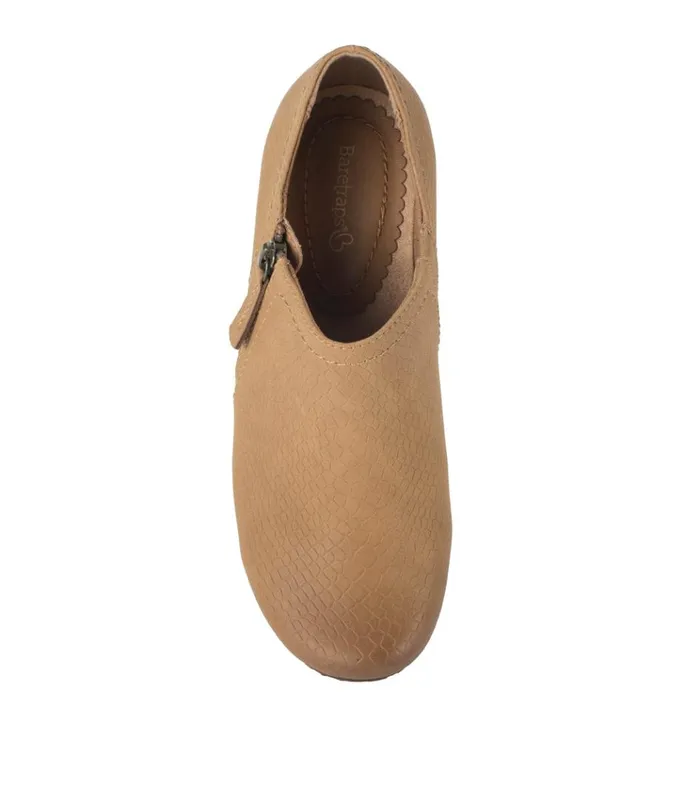 Women Louise Wedge Ankle Bootie Sandstone Baretraps Booties