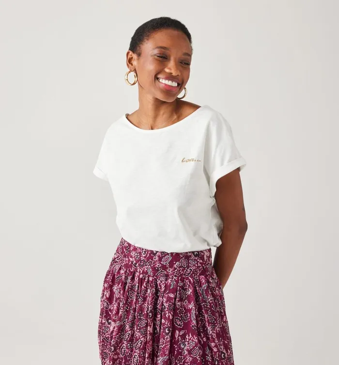 Women Love039 Top 8211 Ecru Promod Tops