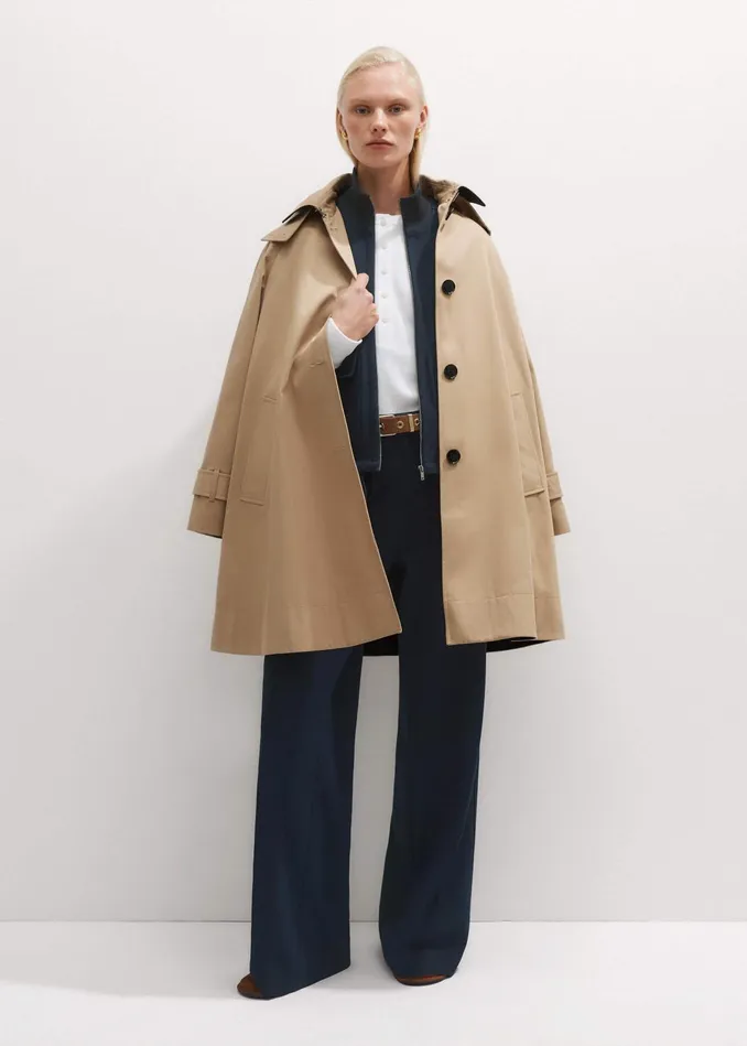 Women Luxe Travel Tailoring Layering Jacket Navy MEEM