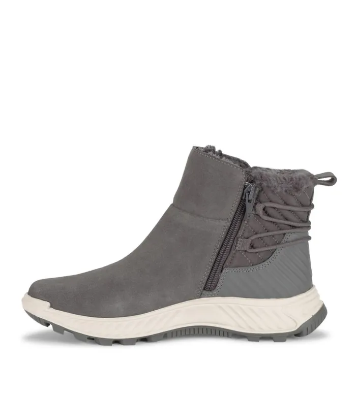Women Mandie Cold Weather Bootie Dark Grey Suede Baretraps Cold Weather Boots