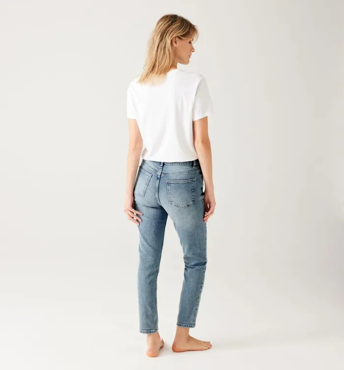 Women Marcel HighWaist Mom Jeans 8211 Medium Denim Promod Jeans Women Marcel HighWaist Mom Jeans 8211 Medium Denim Promod Jeans