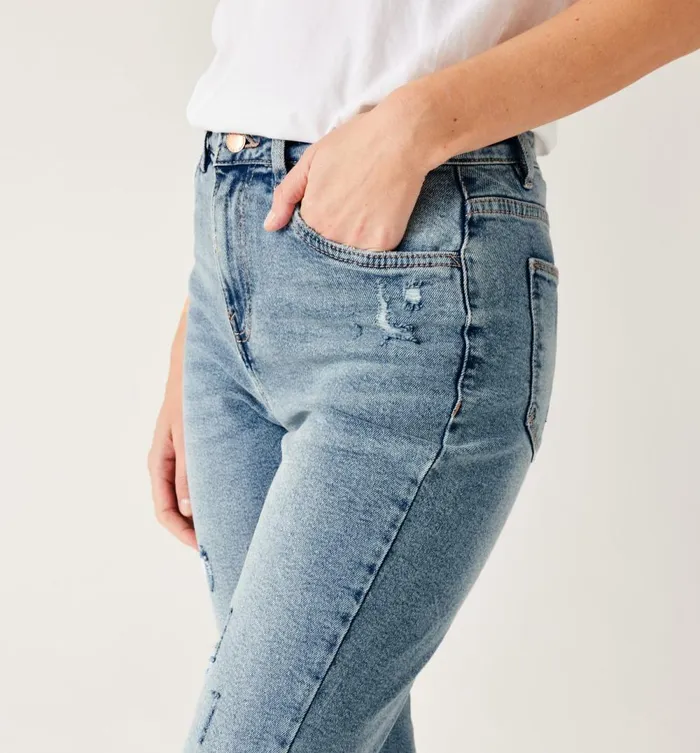 Women Marcel HighWaist Mom Jeans 8211 Medium Denim Promod Jeans Women Marcel HighWaist Mom Jeans 8211 Medium Denim Promod Jeans