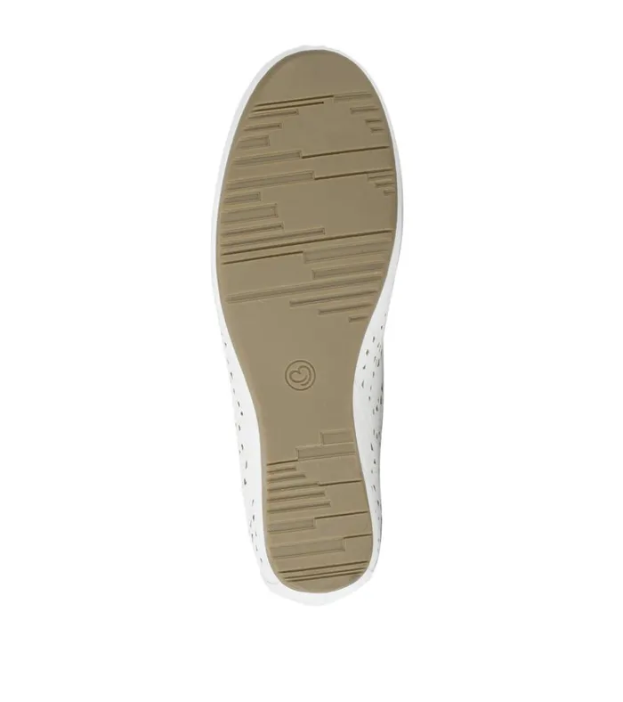 Women Mariah Casual Flat White Baretraps Flats and Loafers