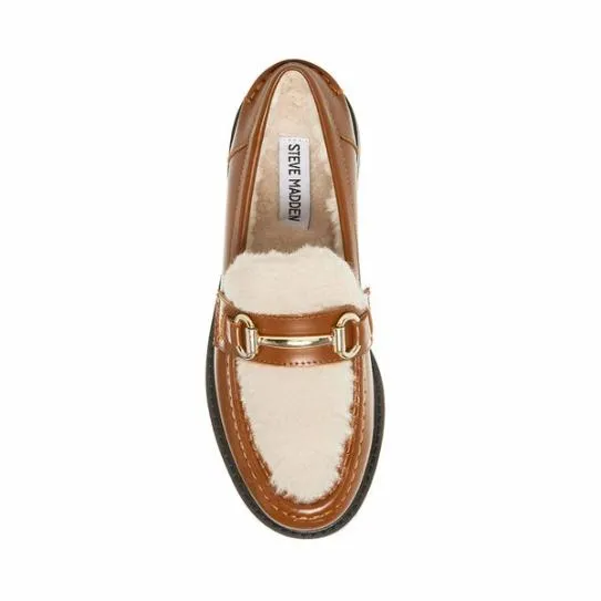 Women MARIANNA COGNAC LEATHER Cognac Leather Steve Madden Loafers and Flats Women MARIANNA COGNAC LEATHER Cognac Leather Steve Madden Loafers and Flats