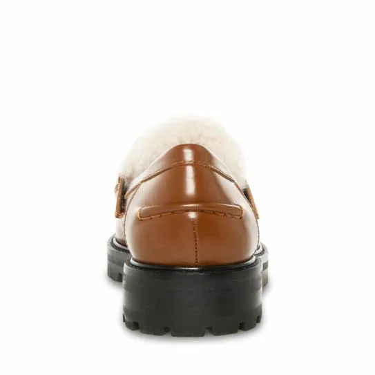Women MARIANNA COGNAC LEATHER Cognac Leather Steve Madden Loafers and Flats Women MARIANNA COGNAC LEATHER Cognac Leather Steve Madden Loafers and Flats