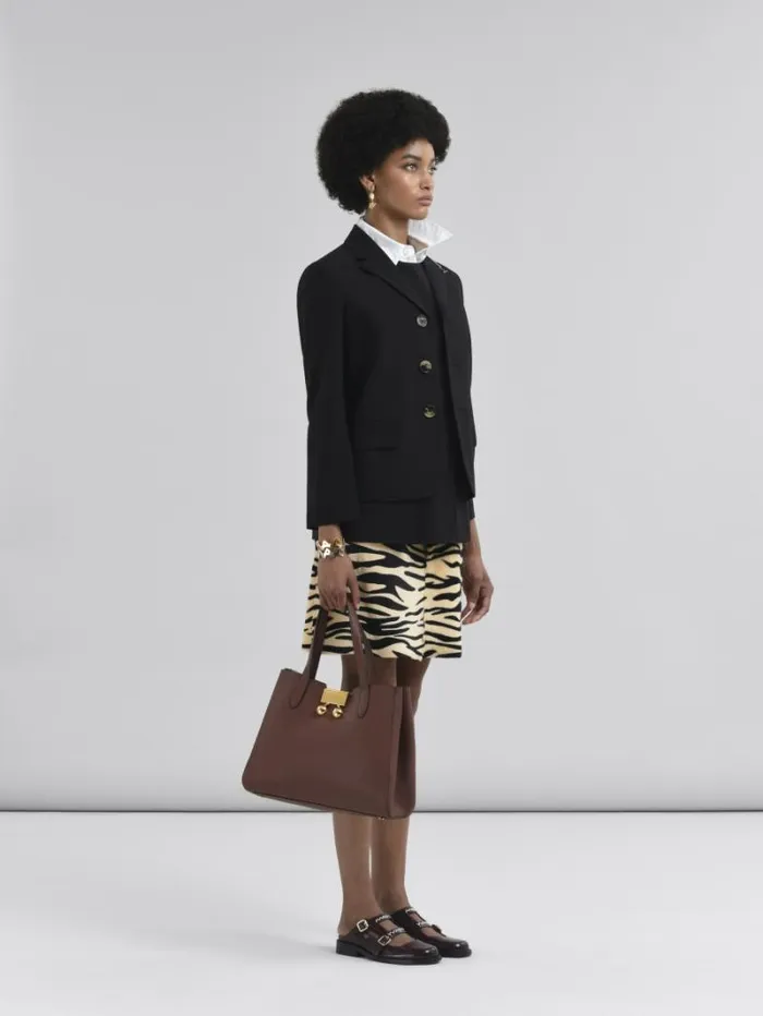 Women Marni Tops and Tshirts Wool Blend Top With Marni Symbol