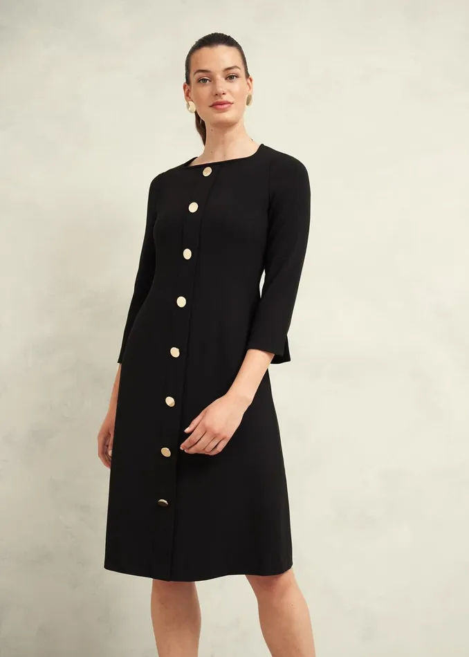 Women Marsha Dress Black Hobbs Dresses and Jumpsuits