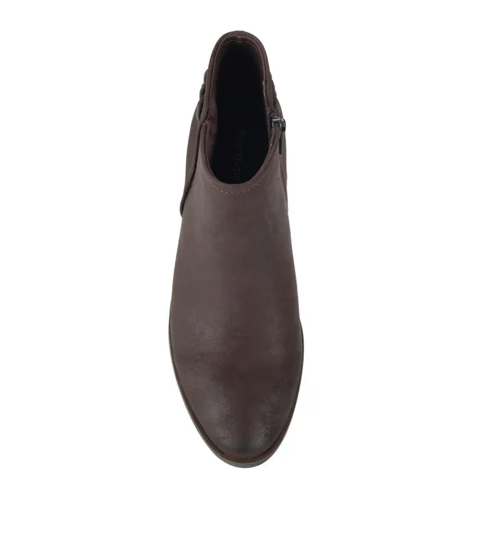 Women Martha Bootie Dark Brown Baretraps Booties