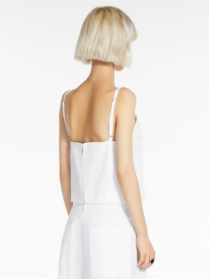 Women Max Mara Blouses Boxyfit Top Optical White