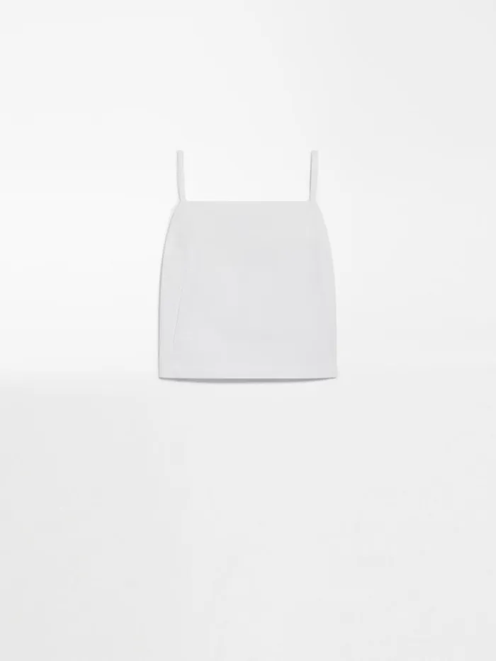 Women Max Mara Blouses Boxyfit Top Optical White