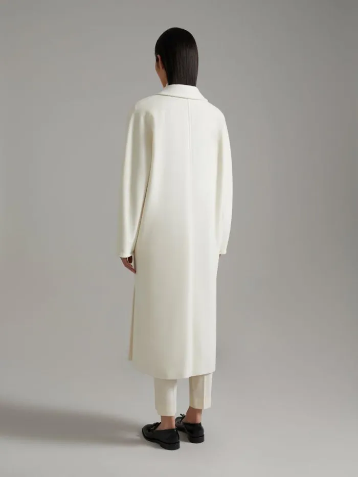 Women Max Mara Coats 101801 Icon Coat White