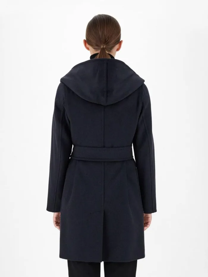 Women Max Mara Coats Camel Colour Robe Coat Ultramarine