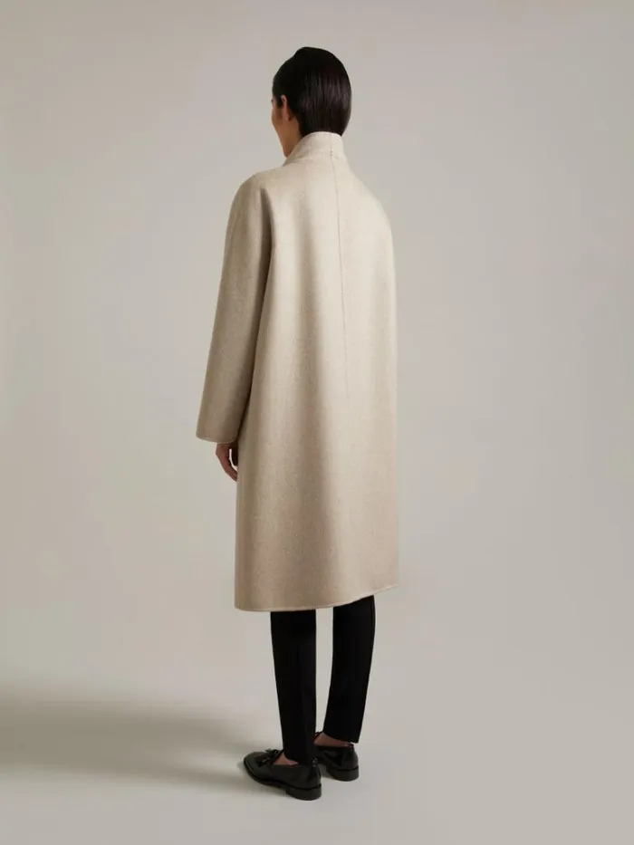 Women Max Mara Coats Cashmere Cardigan Coat Sand