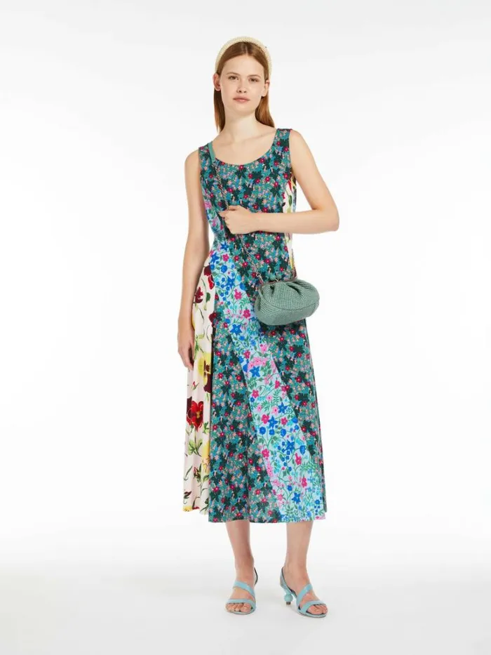 Women Max Mara Dresses Cotton Jersey Dress Green