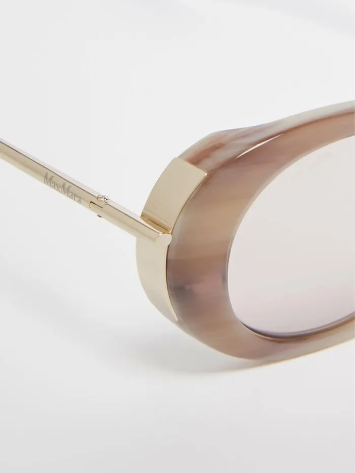 Women Max Mara Eyewear Sunglasses Beige