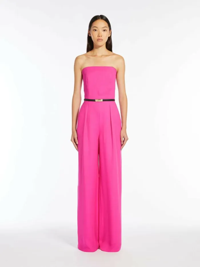 Women Max Mara Jumpsuits Cady Bustier Jumpsuit Fuchsia