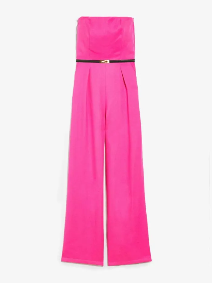 Women Max Mara Jumpsuits Cady Bustier Jumpsuit Fuchsia