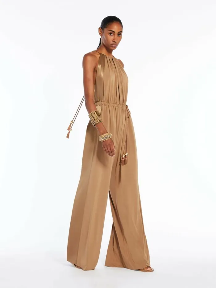 Women Max Mara Jumpsuits Viscose Jersey Jumpsuit Clay