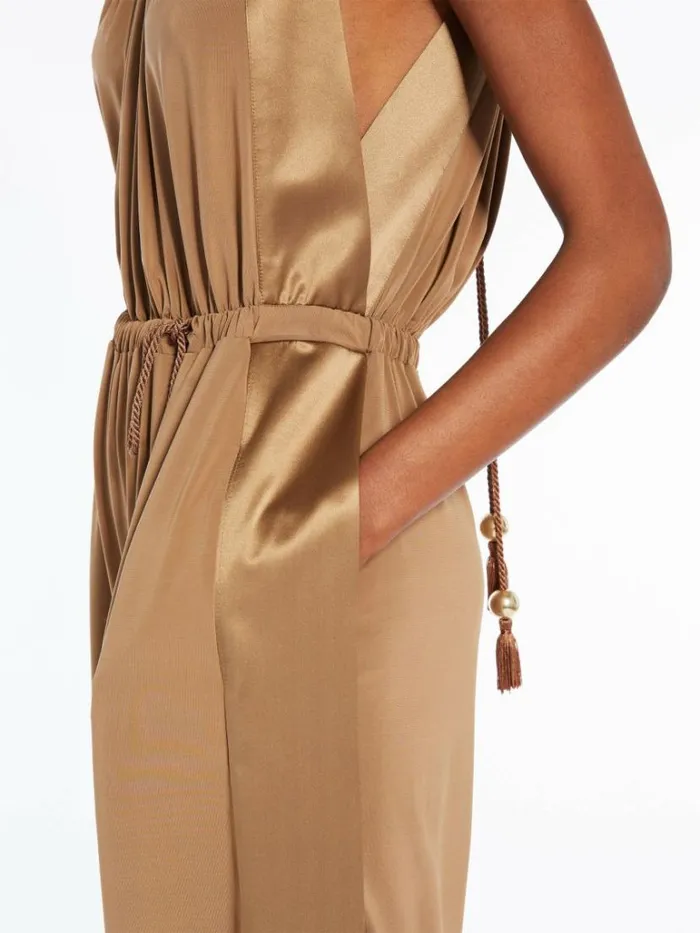 Women Max Mara Jumpsuits Viscose Jersey Jumpsuit Clay
