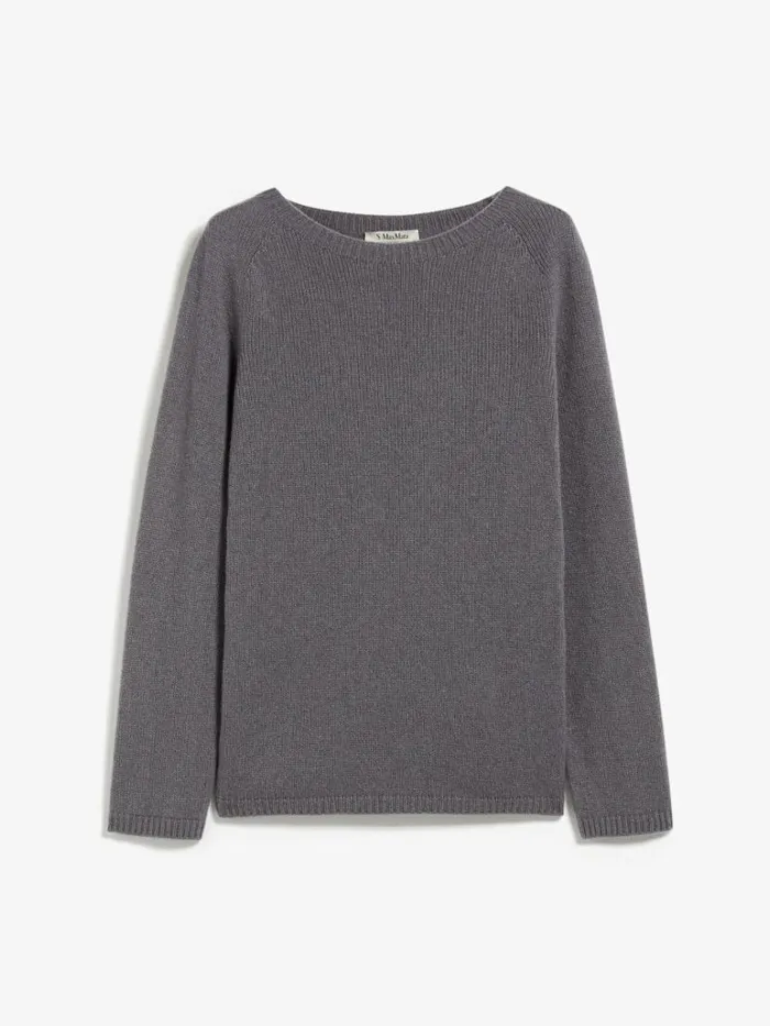 Women Max Mara Knitwear Wool And Cashmere Sweater Medium Grey
