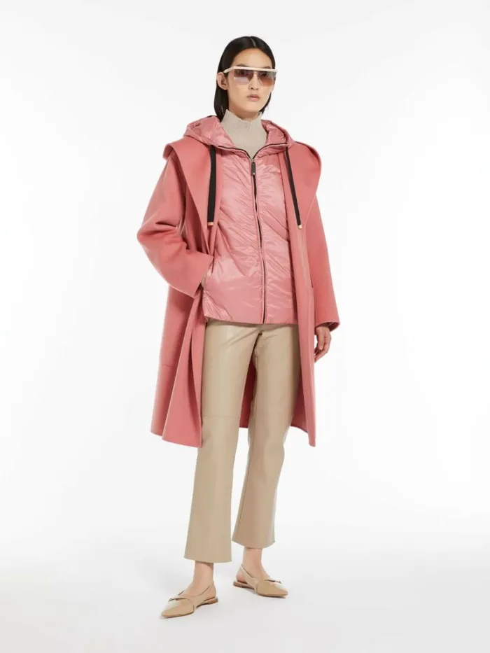Women Max Mara The Cube 8211 Cameluxe Waterresistant Canvas Travel Jacket Pink