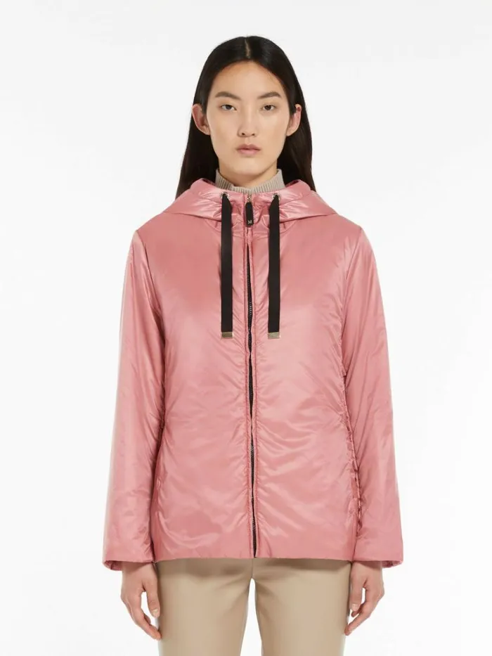 Women Max Mara The Cube 8211 Cameluxe Waterresistant Canvas Travel Jacket Pink