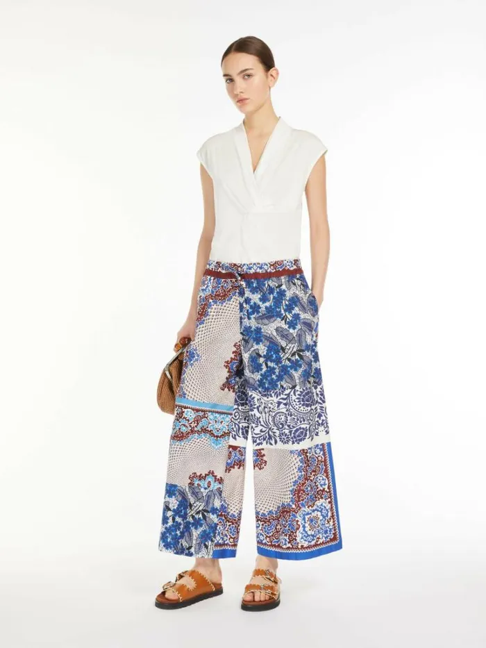 Women Max Mara Tops And Tshirts Lyocell Jersey Top White