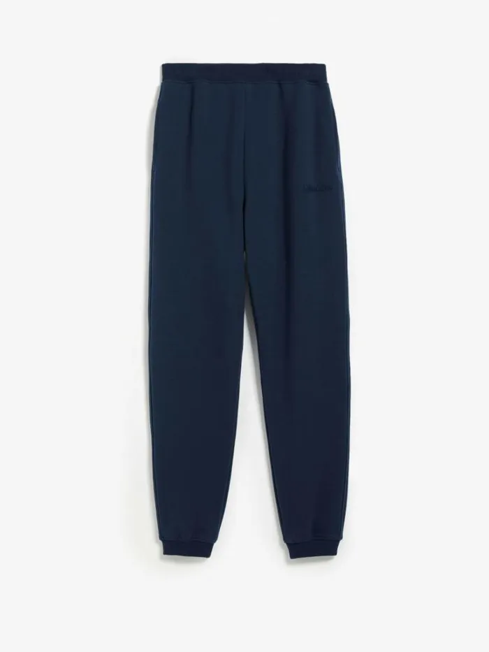 Women Max Mara Trousers And Jeans Cotton Fleece Trousers Ultramarine