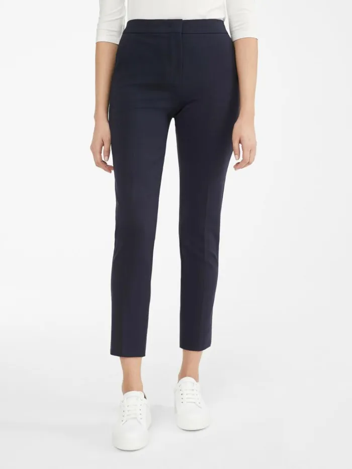 Women Max Mara Trousers And Jeans Viscose Jersey Trousers Ultramarine