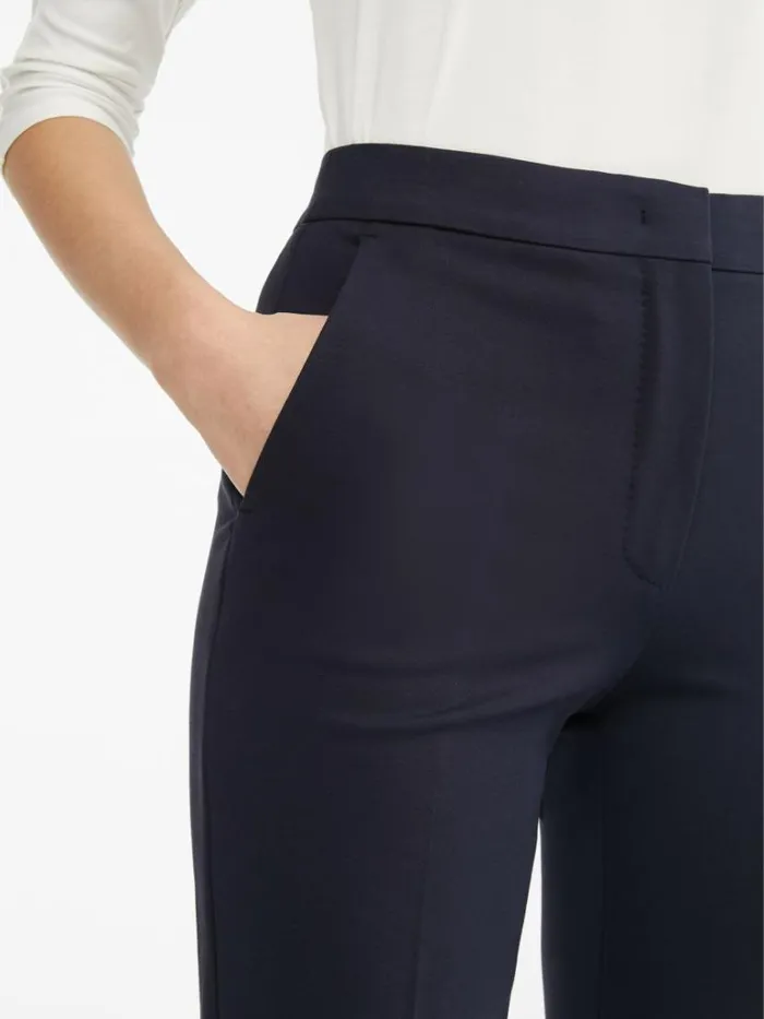 Women Max Mara Trousers And Jeans Viscose Jersey Trousers Ultramarine