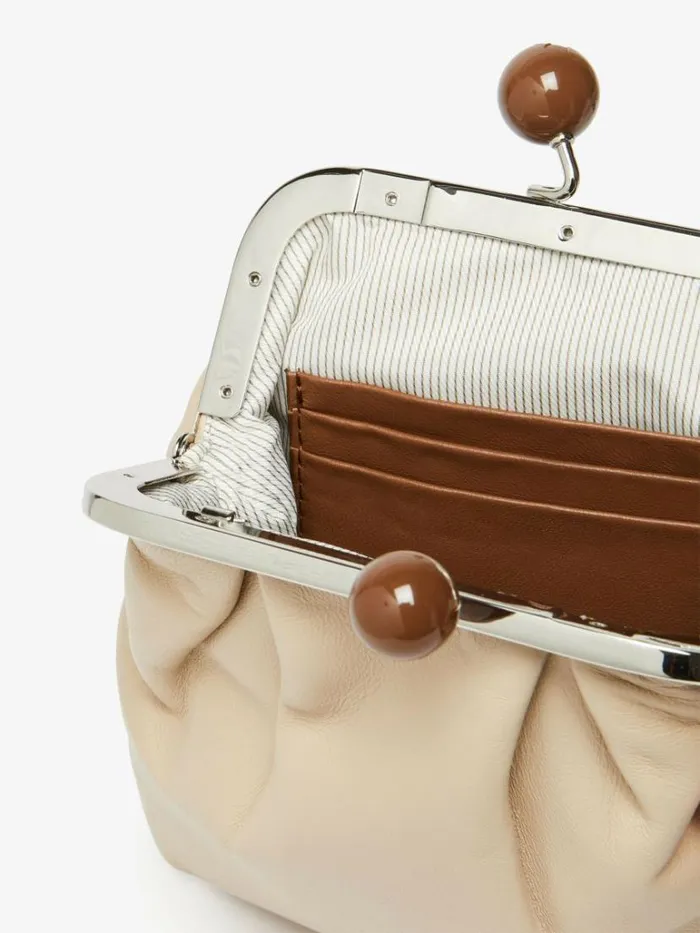 Women Max Mara Weekend Bag XXS Nappa Leather Pasticcino Bag Sand
