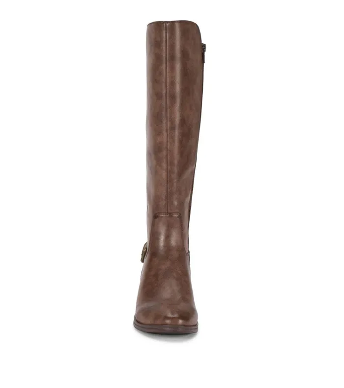 Women McKayla Wide Calf Tall Boot Dark Brown Baretraps Wide Calf Boots
