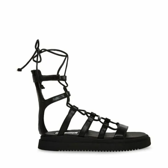 Women MEL BLACK Black Steve Madden Sandals