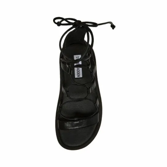 Women MEL BLACK Black Steve Madden Sandals Women MEL BLACK Black Steve Madden Sandals