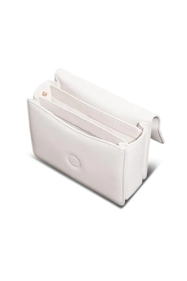 WomenMen Crossbody Bags Gabriela Hearst Janis Crossbody Bag In Ivory Nappa Leather