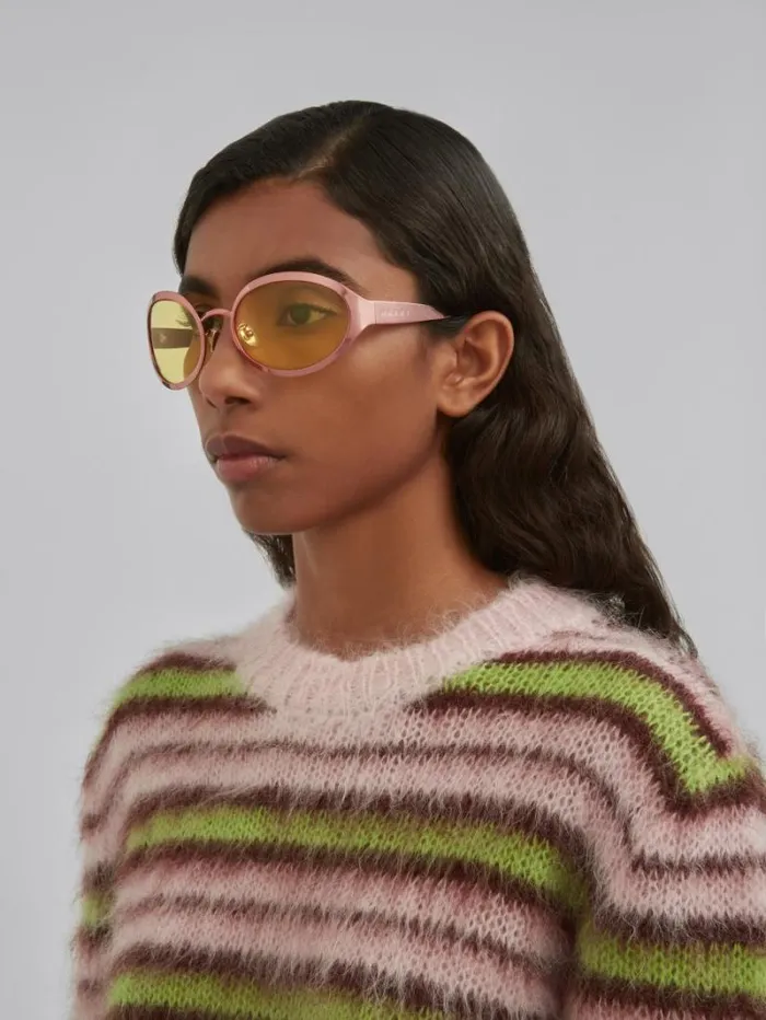 WomenMen Marni Sunglasses ToSua Pink Sunglasses