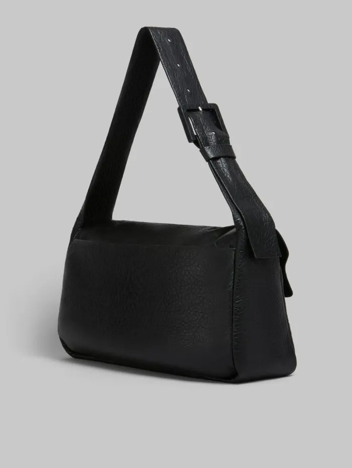 WomenMen Marni Trunkaroo Bag Black Nappa Extra Large Trunkaroo Soft Bag