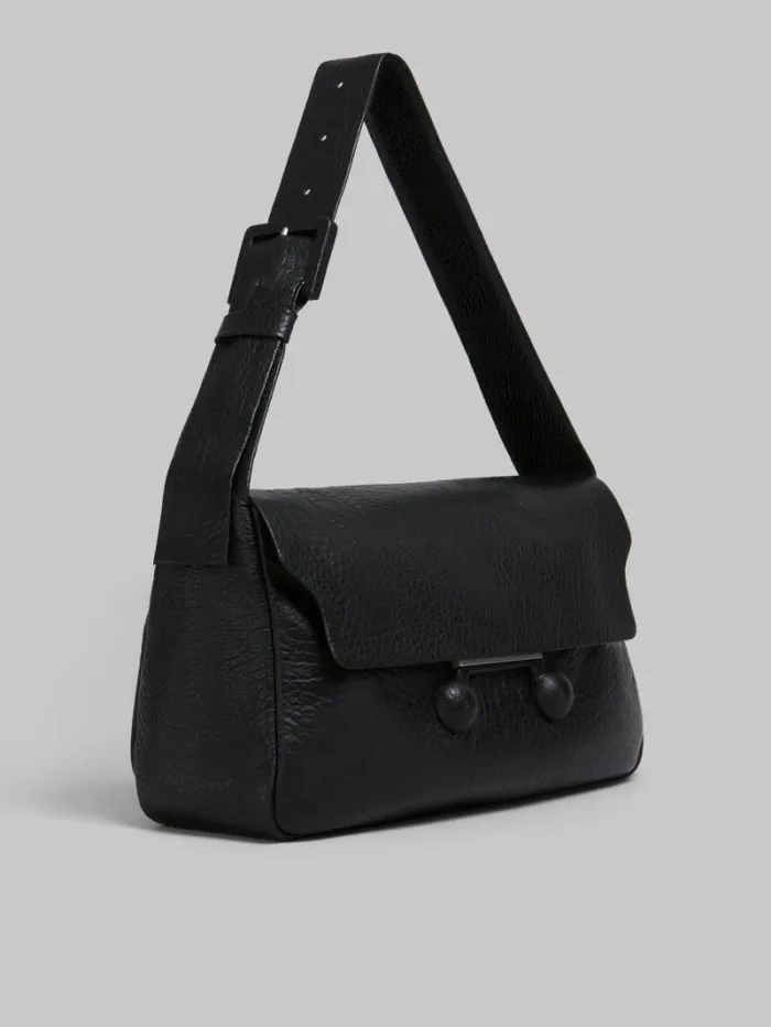 WomenMen Marni Trunkaroo Bag Black Nappa Extra Large Trunkaroo Soft Bag